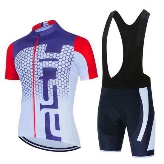 Ensemble Maillot De Cyclisme Enfant Manches Courtes + Cuissard Rembourré - Garçon Fille