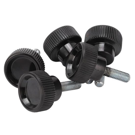 Vis en laiton SOURCING MAP 4Pcs M3x12mm Molette Pouce Vis Laiton Épaule