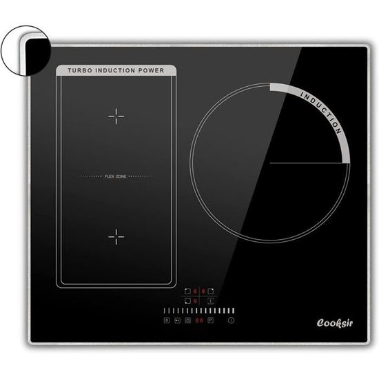 Plaque à Induction, Cooksir Plaque Induction 3 Feux, Commande Tactile à
