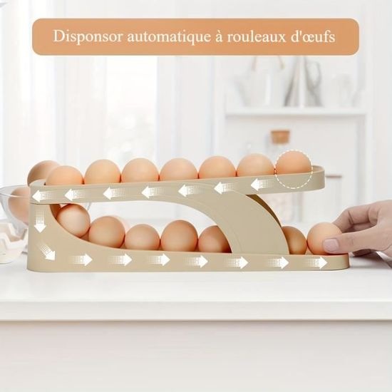 Porte-œUfs Distributeur D'Oeufs En Spirale Pour 22 Oeufs Support à