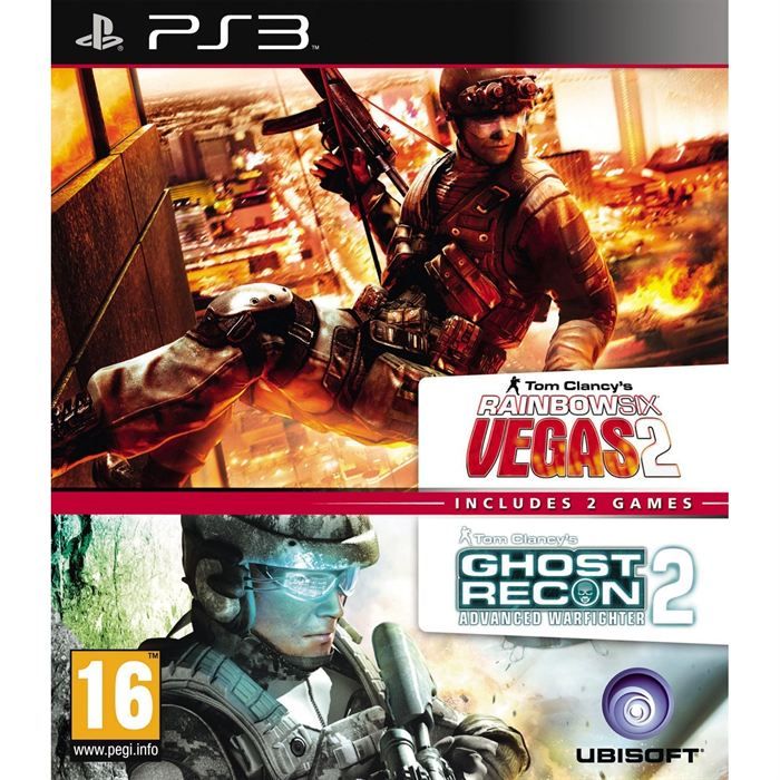 RAINBOW 6 VEGAS 2 + GHOST RECON AW 2 / PS3