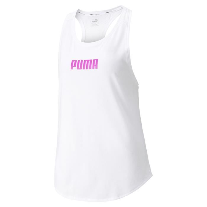PUMA - Débardeur sport - technologie DRYCELL évacuation humidité - blanc - femme