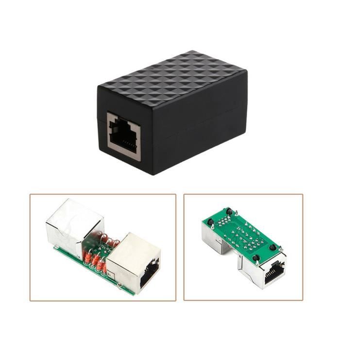 LAN Ethernet RJ45 Protection Adaptateur réseau Parafoudre périphérique parasurtenseur FQQ80925108