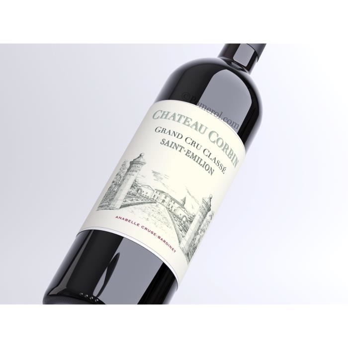 X1 CHÂTEAU CORBIN 2018 - SAINT-ÉMILION GRAND CRU CLASSÉ - VIN ROUGE - Bouteille (75cl)