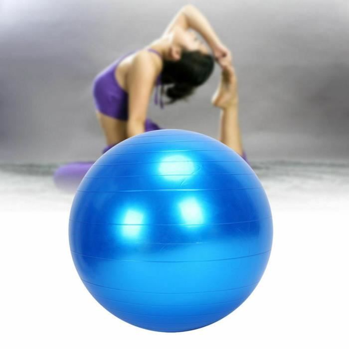 GYM BALL -Ballon de yoga 65Cm exercice GYM Ball Fitness Core Grossesse Naissance Accouchement Anti Éclatement YIF91011663BU_bei