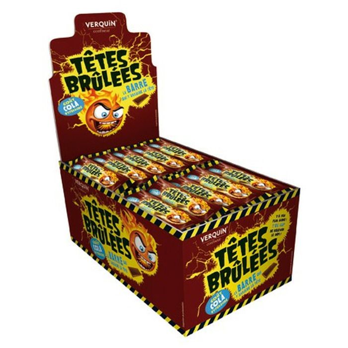 VERQUIN 150 Bonbons Sticks Têtes Brûlées Cola