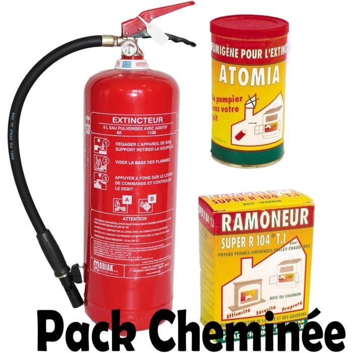 Pack protection pour cheminée - Extincteur Ref: PACKCHEM