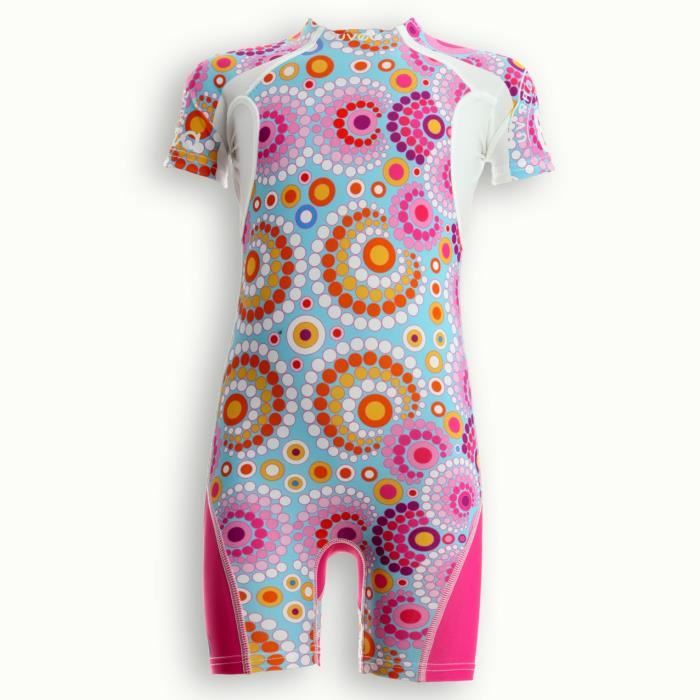 UVEA Combinaison maillot de bain kidsguard anti UV 80+ maillot de bain Manly - Taille 9/18 mois - Couleur galet