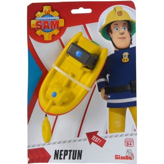 Simba Toys 109252135 Le pompier Sam Bateau à remonter Neptune