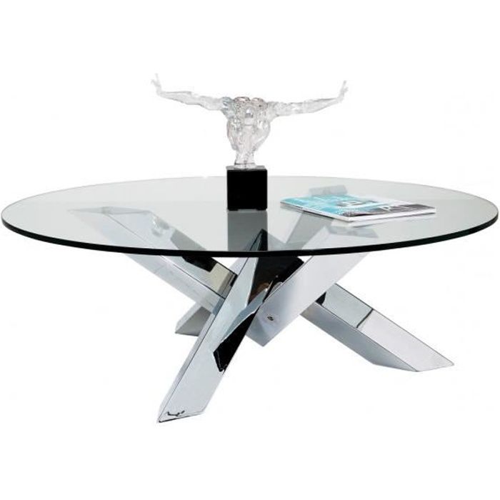 Table Basse Ronde Crystal Eco Kare Design