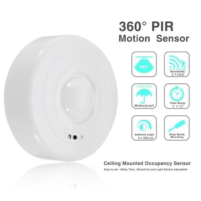 Interrupteur à Capteur Radar Hyperfréquence Pression 220V Ve35569