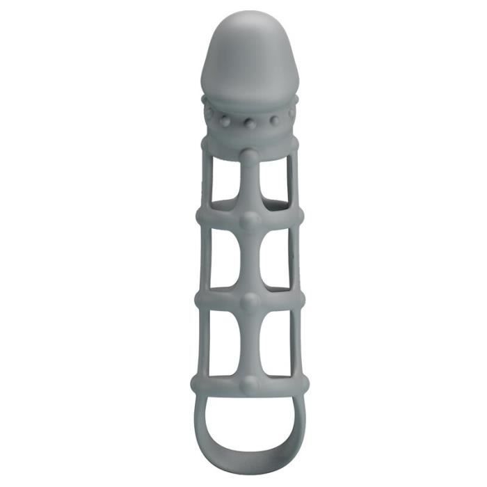 Gaine réutilisable de dispositif de Cage de chasteté de serrure de préservatif d'oxballs stimulent le retard d'éjaculation