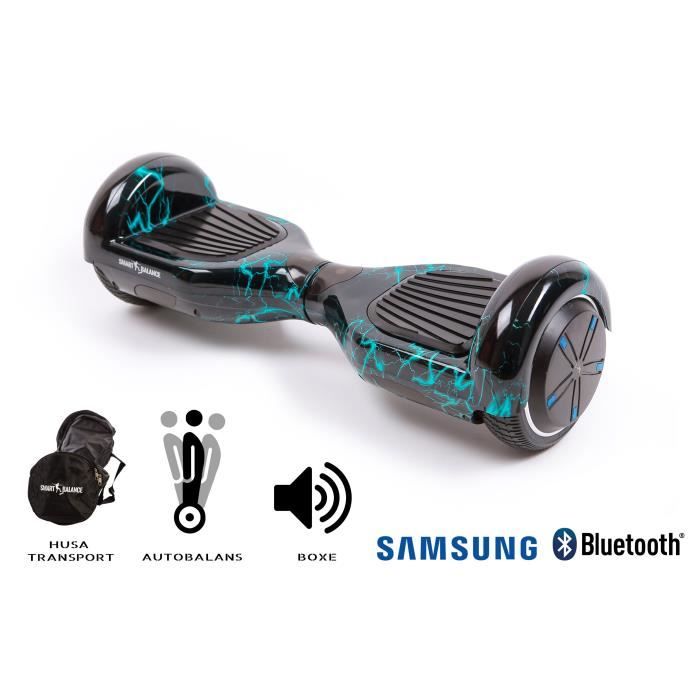 Hoverboard Smart Balance™ Premium Brand, Regular Thunderstorm, Roues 6,5 pouces, Bluetooth , batterie Samsung Cell