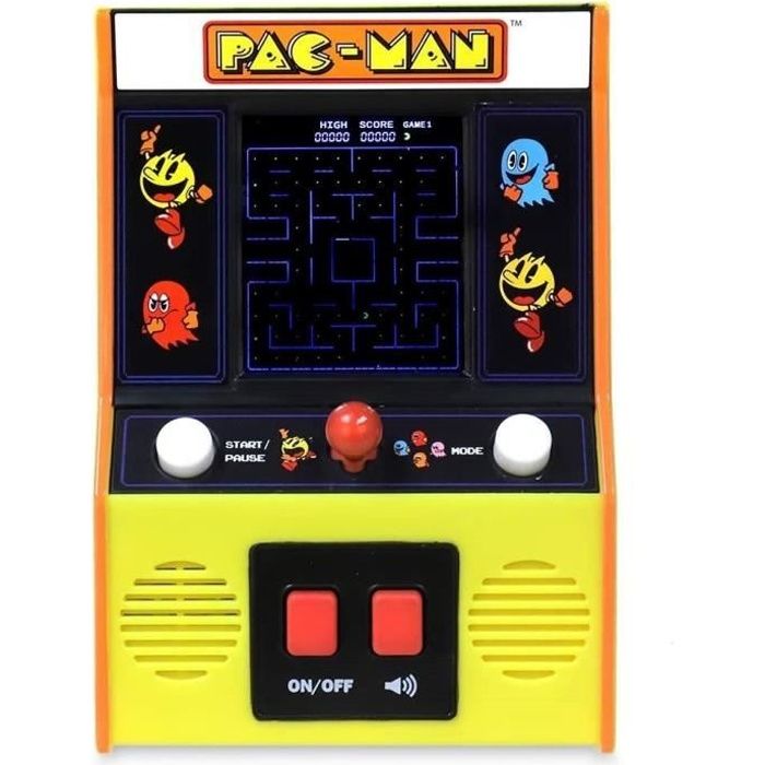 Mini arcade Pac Man couleur
