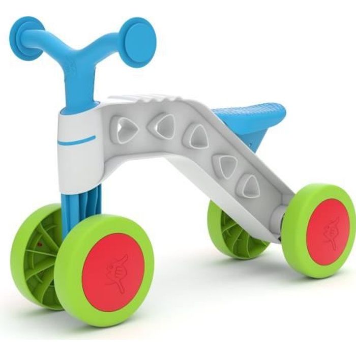 CHILLAFISH porteur 4 roues ITSIBITSI Blanc/Bleu: Pour les enfants de 1 à 3 ans, très léger et facile à transporter