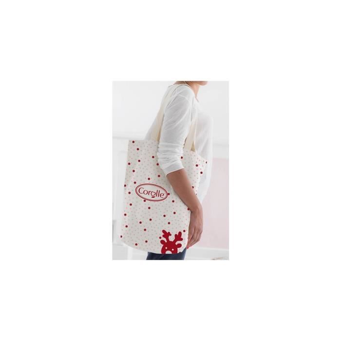Tote bag En Coton Rennes Dingues Corolle 40ans 39x14x44cm (Lxlxh) - Sac