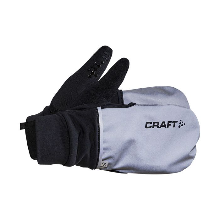 Gants de running Craft hybrid - jaune-noir - XL