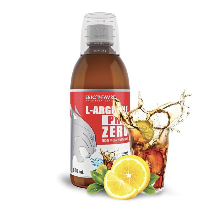 Eric Favre - L-Arginine AAKG Pro Zero liquide ( Cola- Citron) - Boosters & Pre Work Out - Cola - Citron - 500ml