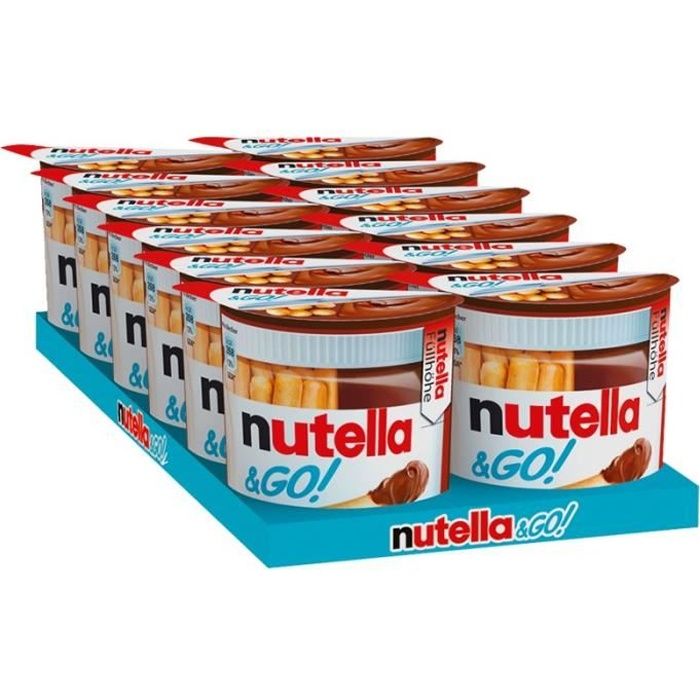 Ferrero Nutella & Go, snack, 12 pièces