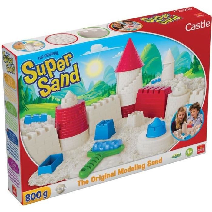 SUPER SAND Castle - Loisir créatif - Sable à modeler - Be Creative - GOLIATH