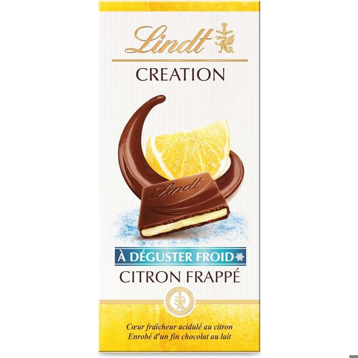 Tablette création citron frappé 150 g Lindt