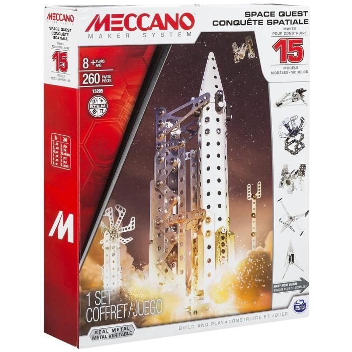 MECCANO Conquete Spatiale, 15 Modèles Meccano