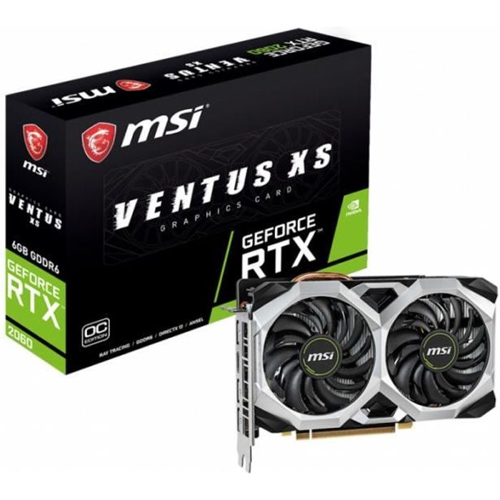 Carte graphique MSI RTX 2060 VENTUS XS 6 Go OC