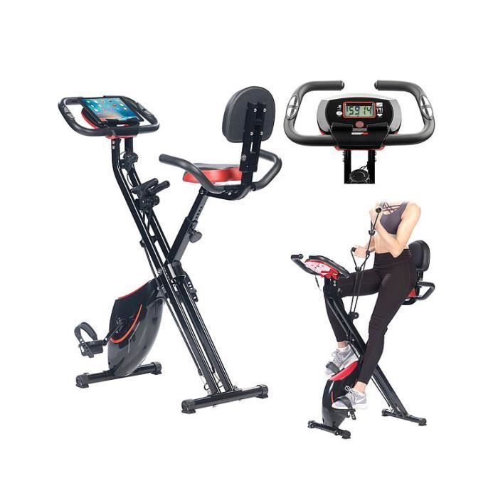 Vélo d'appartement multi-fitness XL avec masse d'inertie 2,5 kg : HT-535