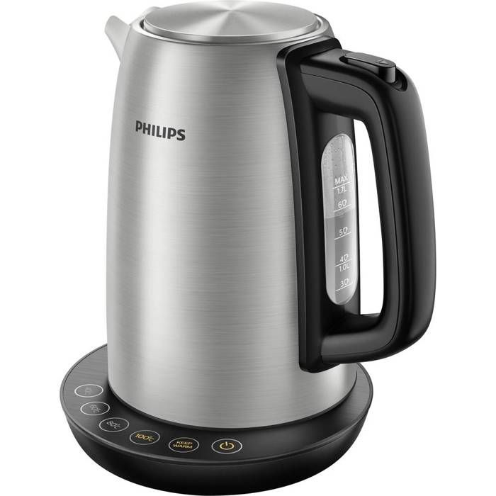 Philips Avance Collection HD9359-90, 1,7 L, Noir, Métallique, Acier inoxydable, boutons, foie, 200 µm, 0,75 m