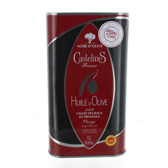 Huile d'olive des Baux de Provence - Fruité Noir - 1L