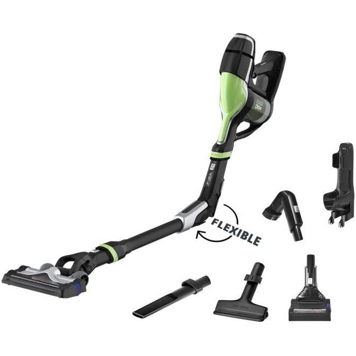 Rowenta, Aspirateur Balai Multifonction, Sans Fil, Tube Flexible, Autonomie 30 min, 21,9 V, Accessoire Poils d'Animaux, Air Force Fl