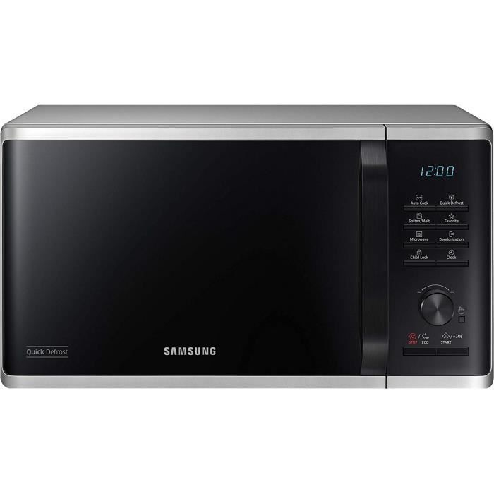 Samsung MW3500 Comptoir - Micro-ondes (Comptoir, Micro-ondes, 23 L, 800 W, boutons, Rotatif, Noir, Acier inoxydable)