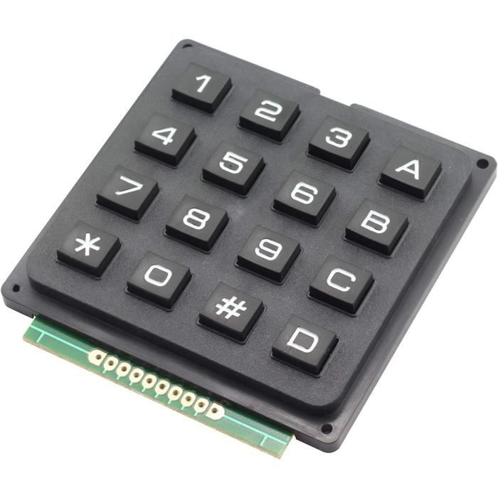 Module de Clavier Universel 4x4 16 Touches Pour Développement Compatible Arduino
