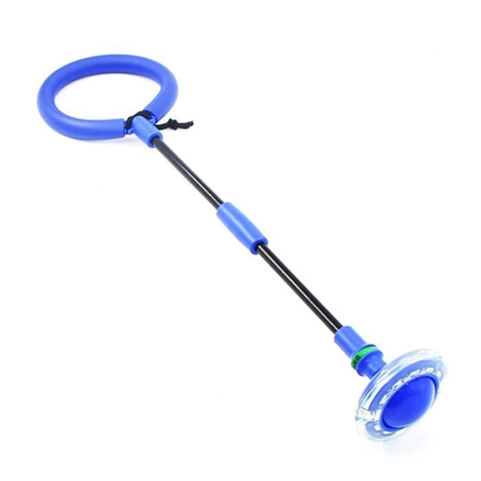 SURENHAP Corde à Sauter Boule de saut pliable pour enfants Anneau de saut de cheville Jouet coloré Flash pour enfants et adultes Ble