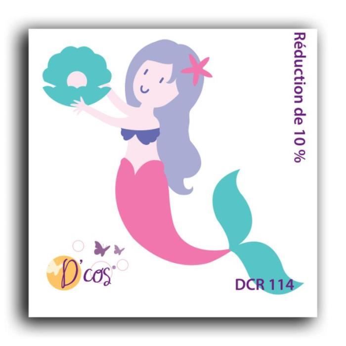 Die / Matrice de découpe D'cos 'Toga - Sous la mer' Sirène
