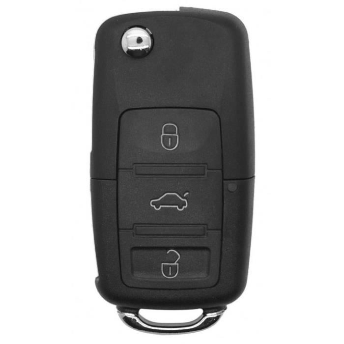 Coque de clé + lame compatible Volkswagen 3 boutons