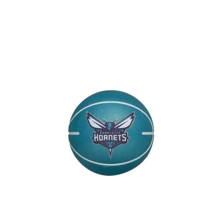 Ballon NBA Dribbler Charlotte Hornets - bleu turquoise - Taille 3