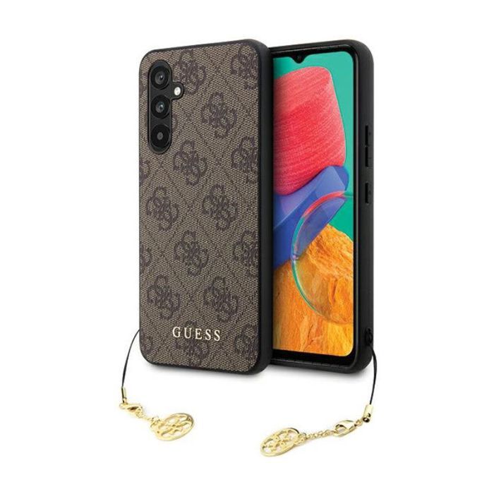 Guess 4G Metal Gold Logo Coque Samsung Galaxy S23 FE - vue 2