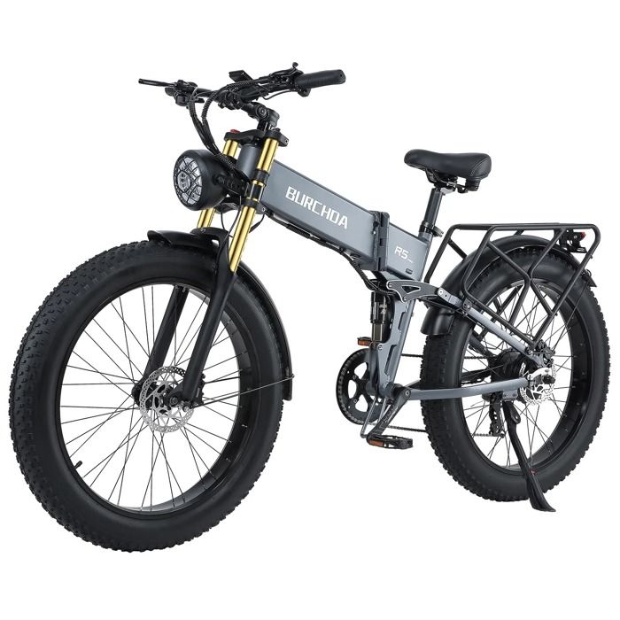 Vélo électrique BURCHDA R5 PRO Gris 1000W moteurs 17.5AH batterie 26\