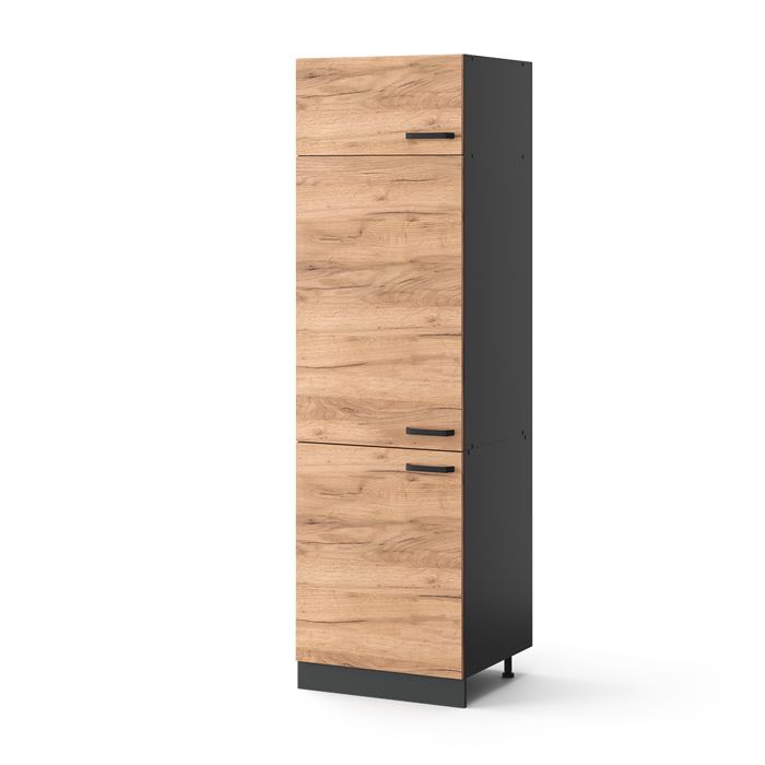 Armoire pour frigo R-Line 60cm Chêne de force doré/Anthracite Vicco 34901