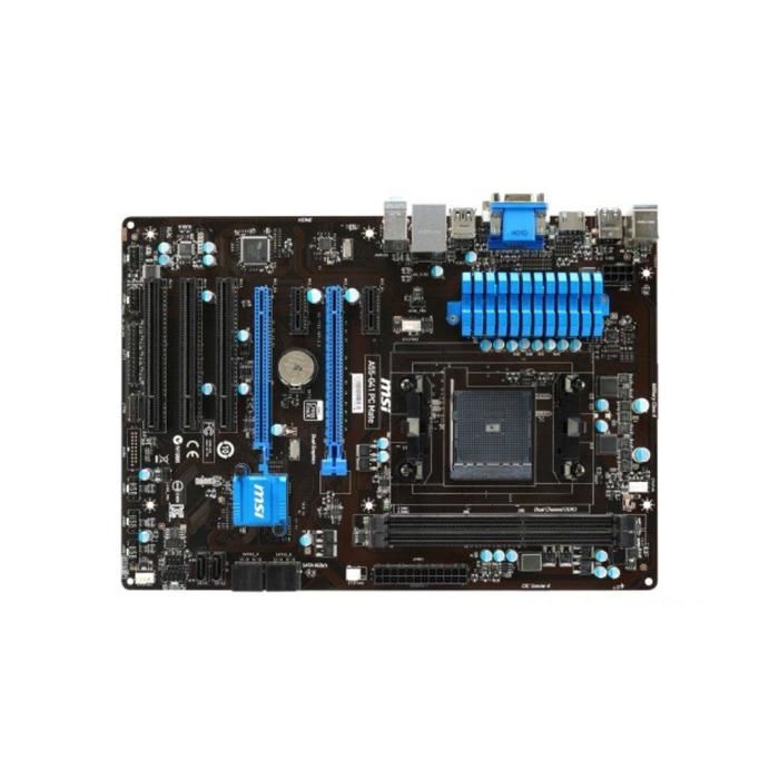 Carte mère MSI A55-G41 PC Mate AMD A55 Socket FM2+/Athlon 2xDDR3 SDRAM 64 Go ATX - Msi