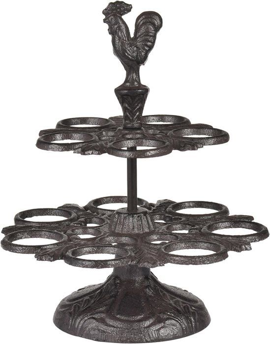 Comparer les prix de Support à œufs en fonte pour œufs Distributeur dœufsPlateau de présentation dœufs pour cuisine