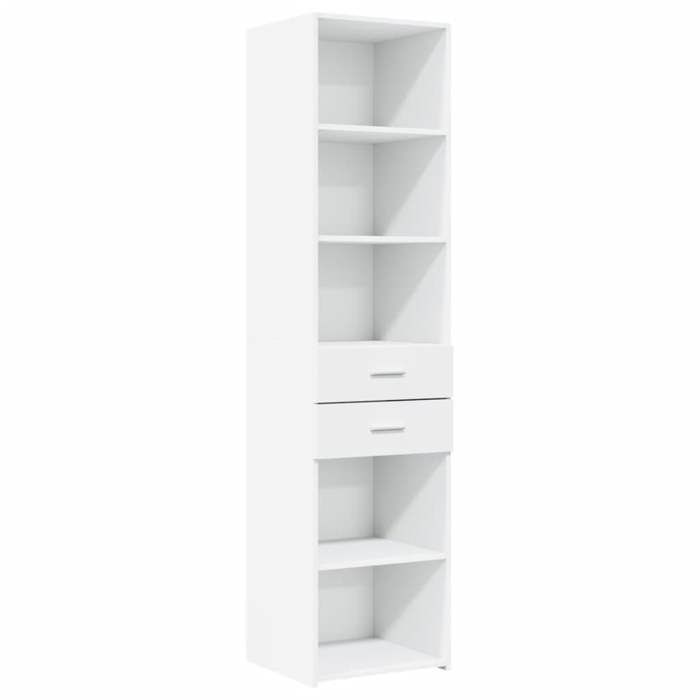 Buffet haut - UU - Grand espace - Blanc - 45x42 5x185 cm - bois dingénierie C1598