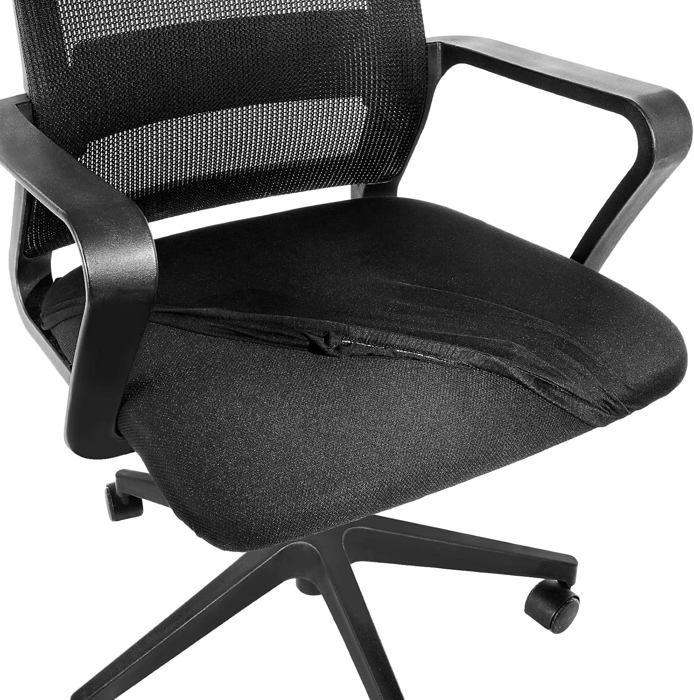 Housses de siège de Chaise de BureauHousses de siège dordinateur de Bureau Amovibles et lavables Extensibles 2pcs Siège de Chaise