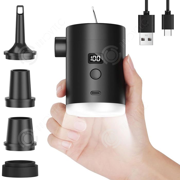 Pompe à Air Électrique 5200mAh USB-C – Gonfleur Bateau, Matelas – 400L/min