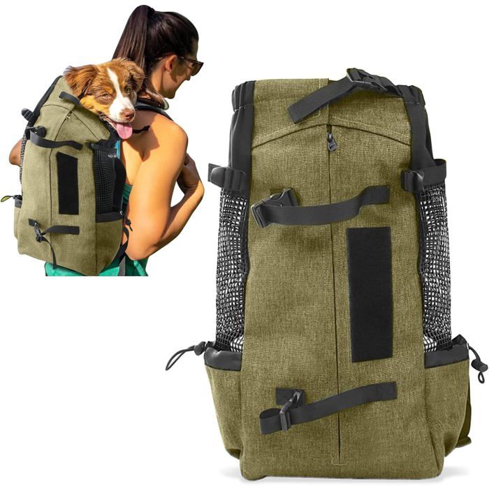 Meilleurs prix pour Sac à Dos pour Chien Randonnée Sac a Dos de Transport pour Chat Chien Respirant Double Sac à Dos pour Moyen Animaux jusqu'à 10 kg