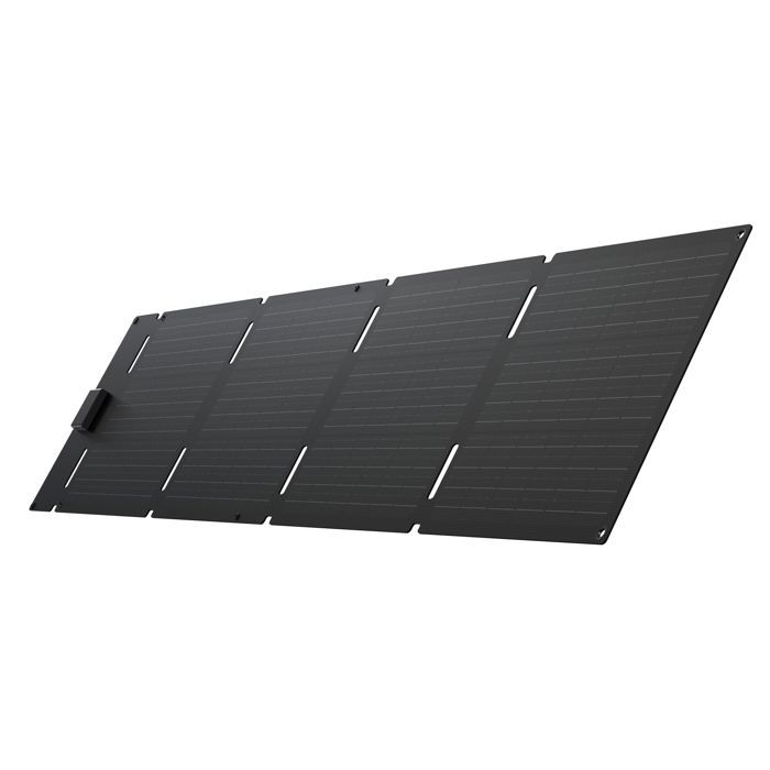 Panneau solaire - ECOFLOW - 60 W - Rendement jusqu’à 25 % - 256V - Etanchéité IP68