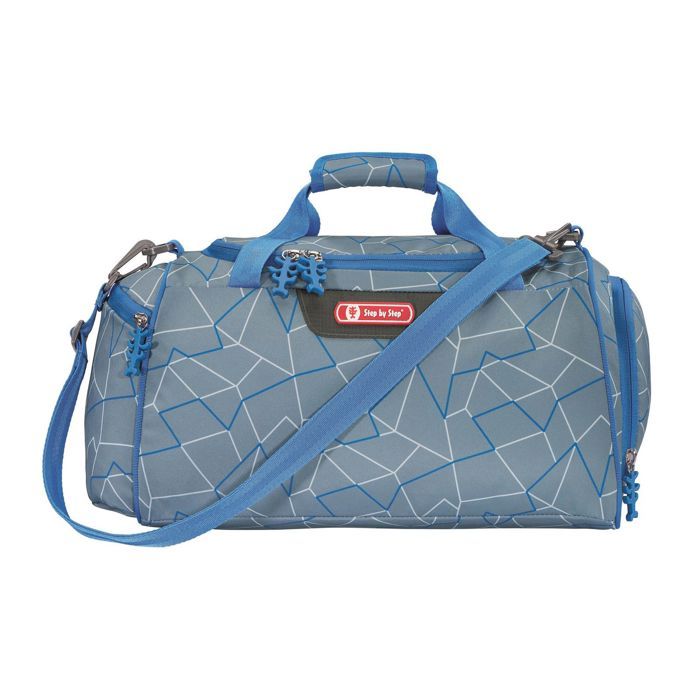 Step by Step Sac de sport gris bleu pour fille et garçon - Step by Step Sports Bag Police Truck 139817