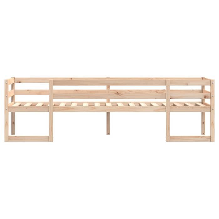 BURKE* Lit simple 75x190 cm Structure de lit classique pour enfants sans matelas pin massif- LL7787