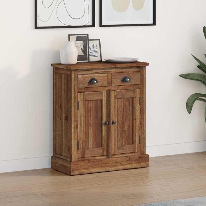 （ON SALE) Armoire de rangement avec tiroir Naturel 65 x 30 x 75 cm @FR4510032